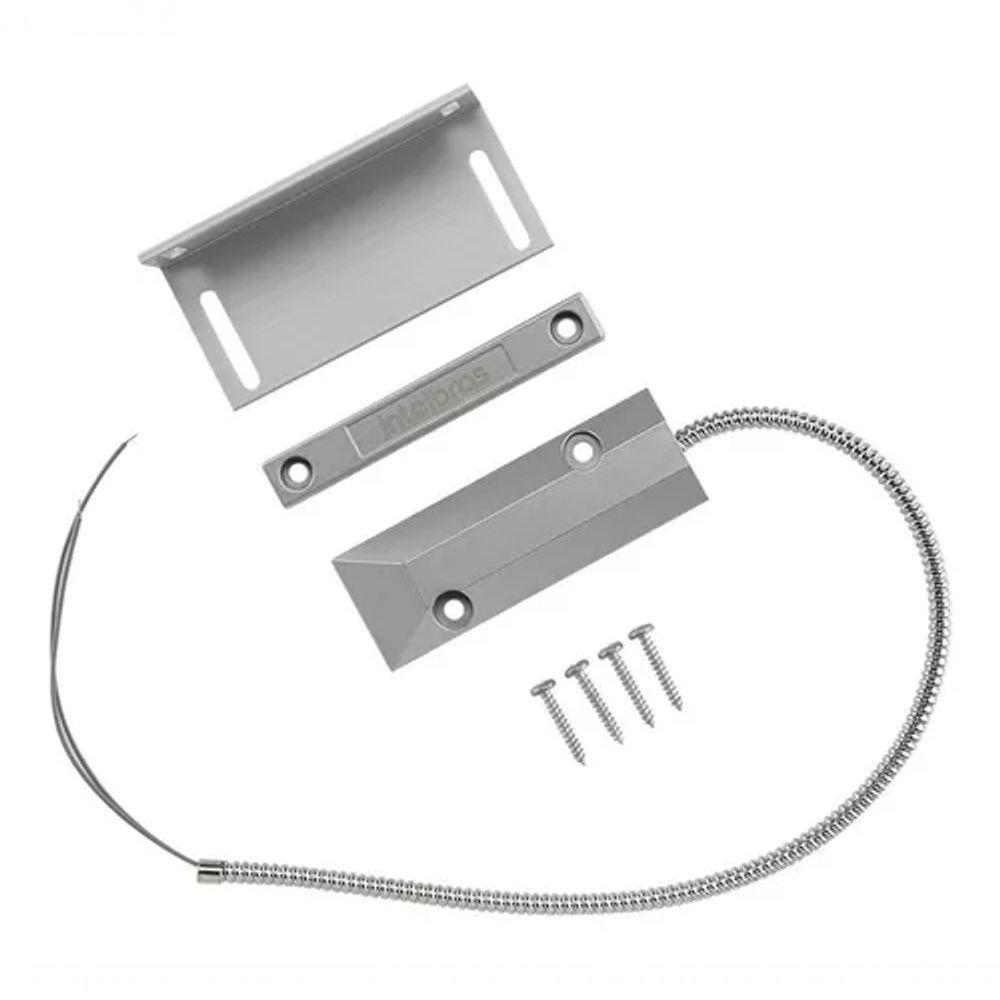 Sensor Magnetico Com Fio Para Portas Metalicas Prata - 1