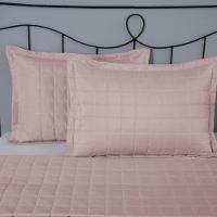 Porta Travesseiro Matelado Soft 1 Peça 70cm X 50cm 100% Poliéster - Rosê - 4