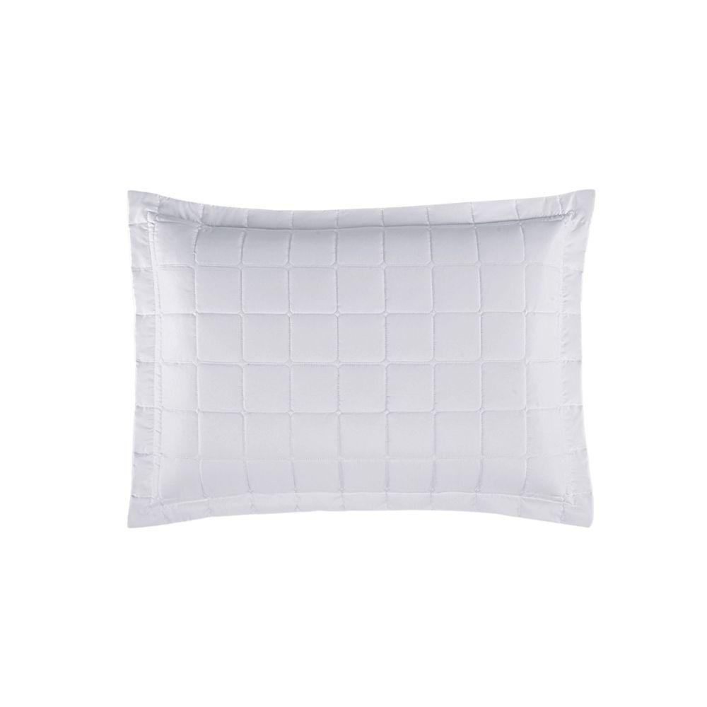 Porta Travesseiro Matelado Soft 1 Peça 70cm X 50cm 100% Poliéster - Branco - 1