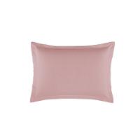 Porta Travesseiro Dia A Dia 1 Peça 70cm X 50cm 80% Algodão 20% Poliéster Percal 140 Fios - Rosê - 1