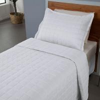 Kit Cobre Leito Matelado Dupla Face Soft 2 Peças Solteiro 100% Poliéster - Branco - 3