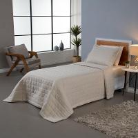 Kit Cobre Leito Matelado Dupla Face Soft 2 Peças Solteiro 100% Poliéster - Areia - 2