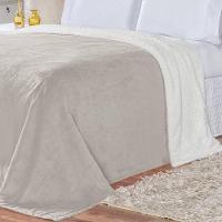 Cobertor Pele De Carneiro Sherpa Alaska King 01 Peça - Cinza - 3