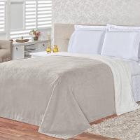 Cobertor Pele De Carneiro Sherpa Alaska King 01 Peça - Cinza - 4