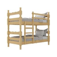 Beliche Madeira Maciça Para Colchão 78/88 X 188cm Porto Multimóveis VCR4138 - Natural - 2