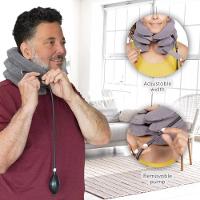 Suporte Pescoco Colar Cervical Almofada Inflavel Viagem Travesseiro Protetor Alivio Ortopedico Dor Tracao Vertical Exten - 8