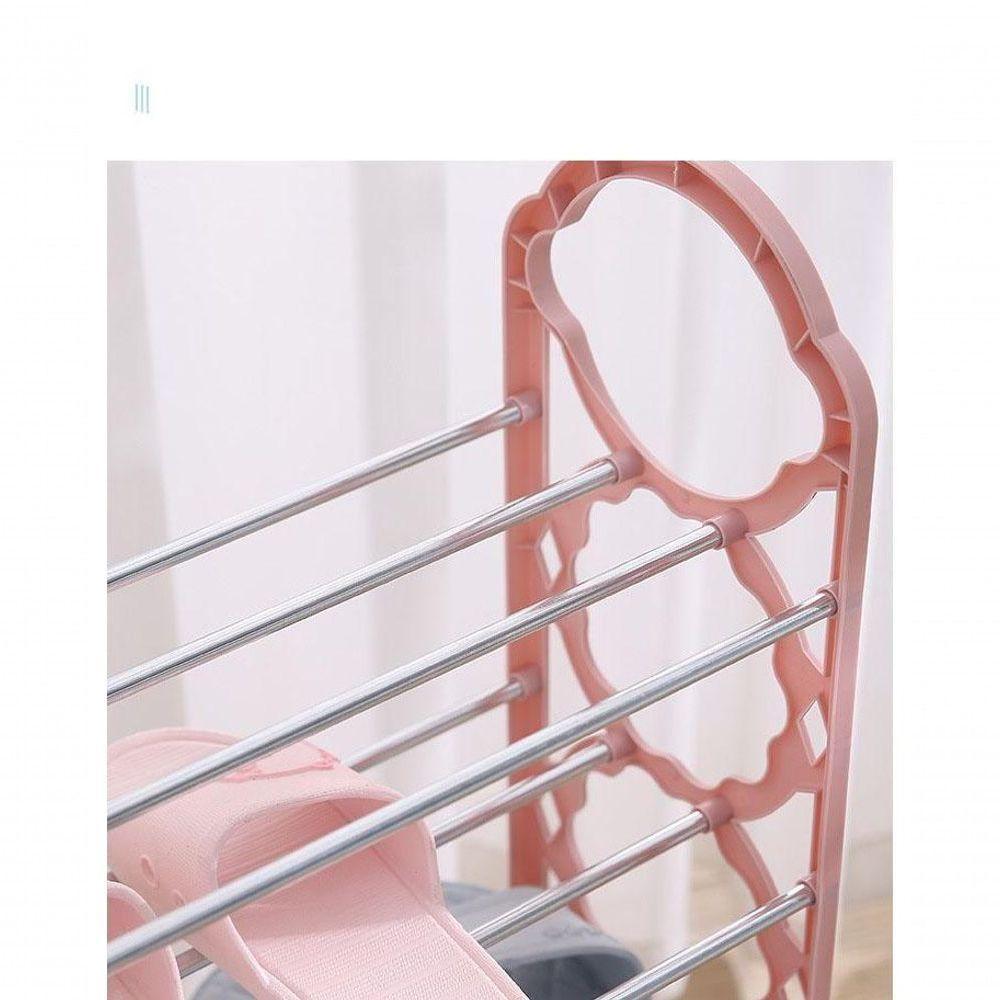 Sapateira 20 Sapatos Desmontavel Com 5 Prateleiras Estante Vertical 10 Pares Organizador Tenis Sapatos Grande - 7