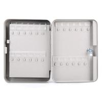 Porta Chaves Armario Claviculario 48 Chaves De Ferro Cofre Organizador Profissional Empresarial Kit Fixador De Parede - 3