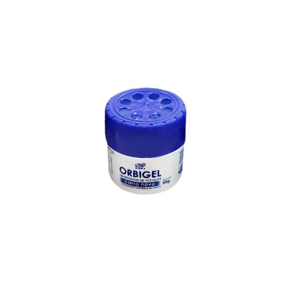 Aromatizador Para Carro Novo Orbigel 55G Orbi Quimica - 1