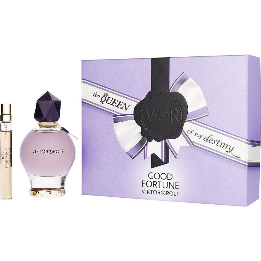 Perfume Feminino Viktor&rolf Good Fortune Edp Spray Recarregável 90ml 10 Mini - 1