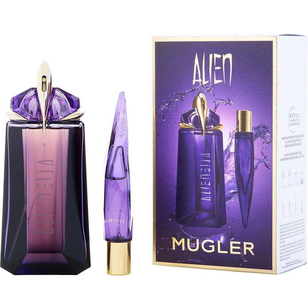 Perfume Feminino Thierry Mugler Alien Edp Spray Refilável 90ml &10 Mini - 1