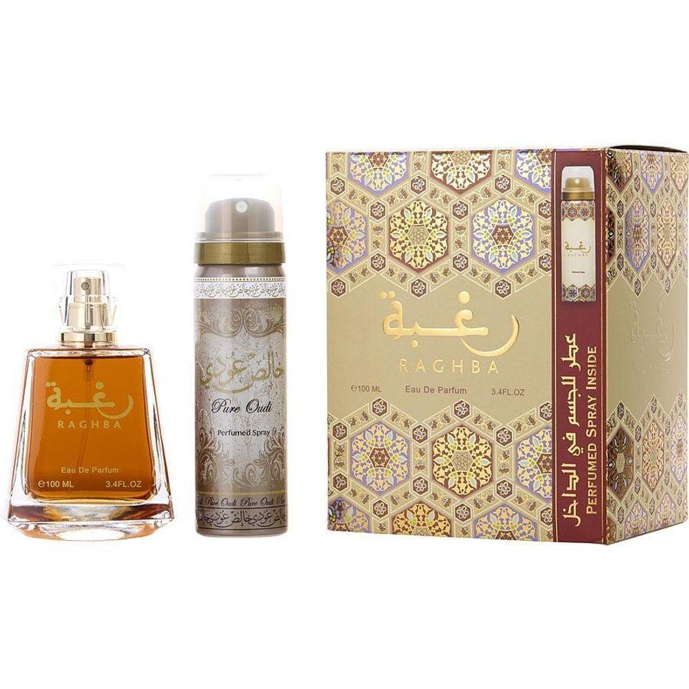 Perfume Unisex Lattafa Raghba Eau de Parfum Spray 100ml e Desodorante 50 - 1