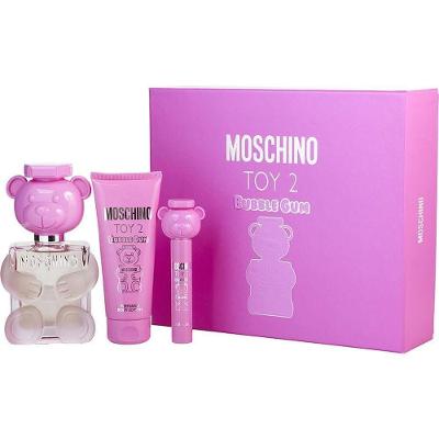 Perfume Unisex Moschino Toy 2 Bubble Gum Edt Spray 100ml &loção Corporal 10 Mini