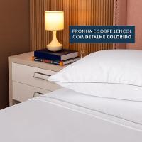 Jogo De Lençol Solteiro Linea Micropercal 200 Fios 3 Peças - Cinza