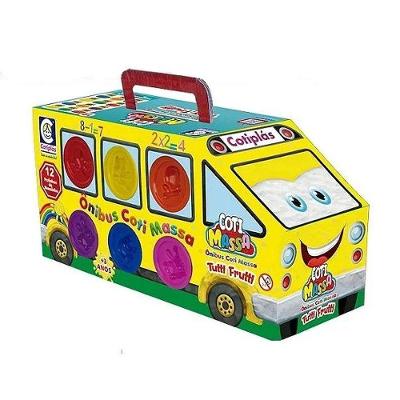 Massinha Modelar Coti Massa - ônibus - Tutti Frutti - 2639