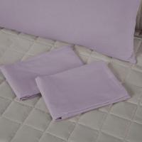 Capa Para Travesseiro Fofuxão 1 Peça 1,46m X 46cm 80% Algodão - 20% Poliéster Percal 140 Fios Com Zíper - Lilás - 3