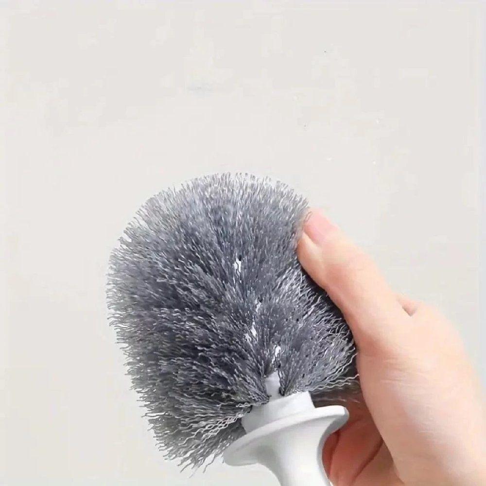 Escova Sanitaria Plastico 11cm X 11cm X 37cm Cor Branco - 2