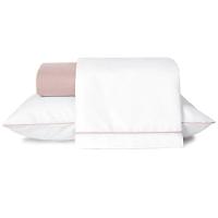 Jogo De Lençol Solteiro Linea Micropercal 200 Fios 3 Peças - Rose - 1