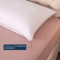 Jogo De Lençol Solteiro Linea Micropercal 200 Fios 3 Peças - Rose - 5