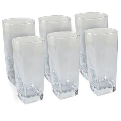 Copo De Vidro 320ml Gourmet Kit Com 6 Unidades Para água Suco E Refrigerante