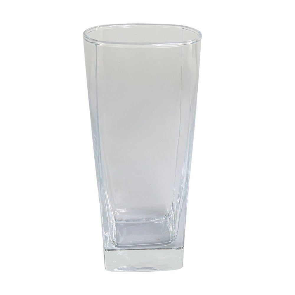 Conjunto De Copos De Vidro 320ml Design Moderno E Resistência Em 6 Peças - 6