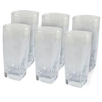 Conjunto De Copos De Vidro 320ml Design Moderno E Resistência Em 6 Peças - 1