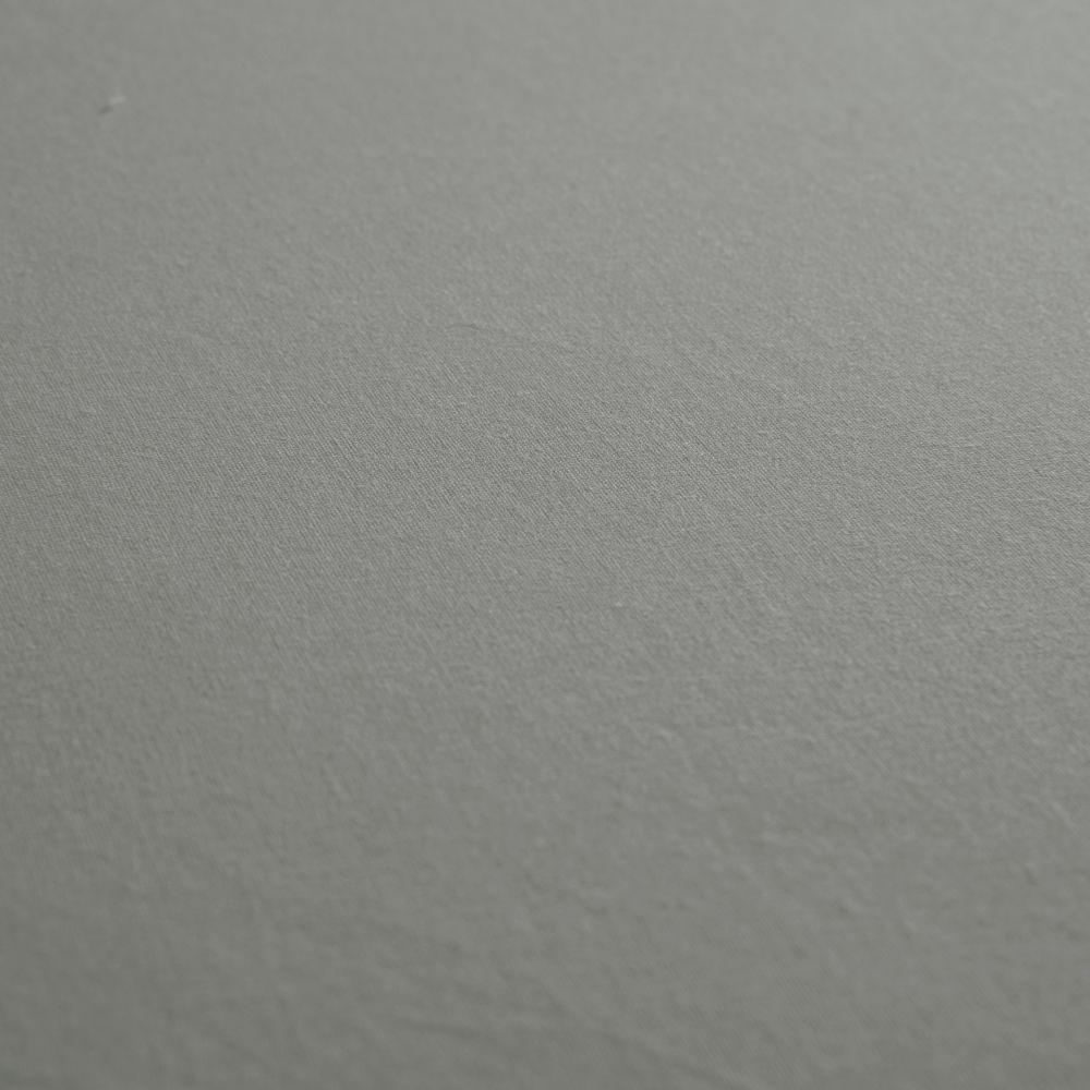 Jogo De Lençol Dia A Dia Liso 2 Peças Solteiro 80% Algodão / 20% Poliéster Percal 140 Fios - Cinza - 4