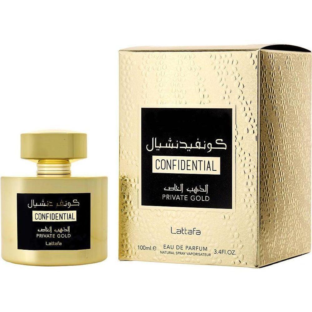 Perfume Unisex Lattafa Confidential Private Gold Eau De Parfum 100 Ml - 1