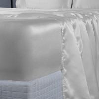 Jogo De Lençol Sublime 4 Peças Queen 100% Poliéster Tecido Cetim Charmousse - Branco - 2