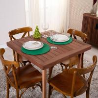 Capa Para Sousplat Basic Liso 35cm Diâmetro Tecido Oxford 100% Poliéster - Verde - 2