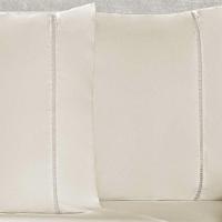 Jogo De Lençol Queen 400 Fios Micropercal Toque De Algodão 4 Peças - Palha - 2