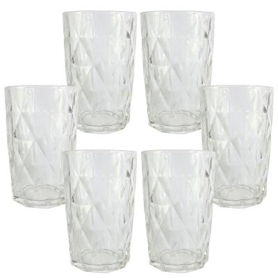 Conjunto 6 Copos De Vidro Grosso 370ml Estilo E Resistência Para Bebidas