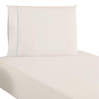 Jogo De Lençol Solteiro Percal 200 Fios 100% Algodão 2 Peças - Palha - 1