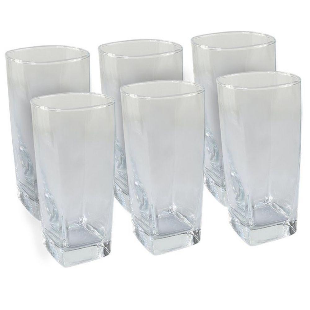 Conjunto Gourmet De Copos De Vidro 320ml 6 Peças Perfeito Para Todas As Ocasiões - 1