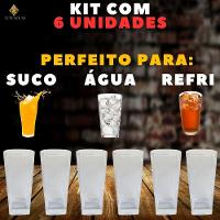Conjunto Gourmet De Copos De Vidro 320ml 6 Peças Perfeito Para Todas As Ocasiões - 2