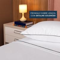 Jogo De Lençol Solteiro Linea Micropercal 200 Fios 3 Peças - Preto