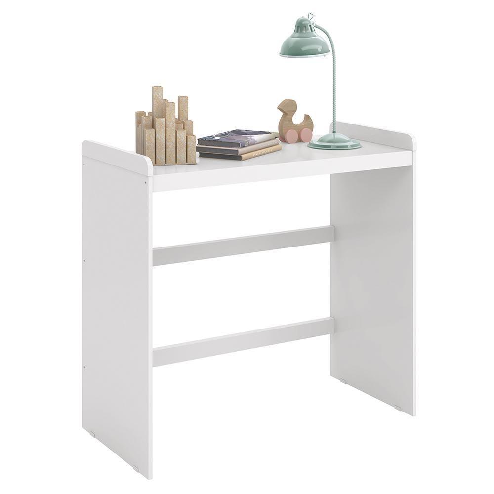 Mini Berço Zain 3 Em 1 Branco Brilho Com Colchão - Reller Móveis - 4