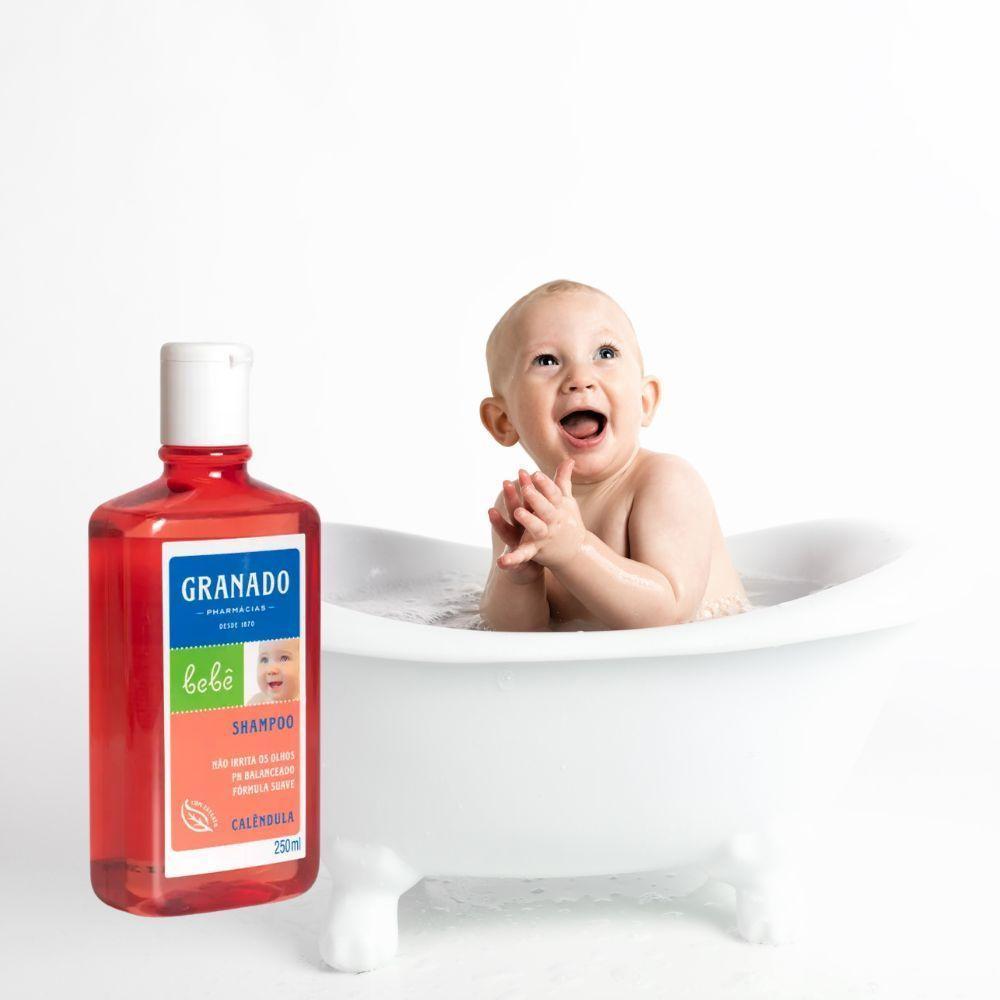 Shampoo Granado Bebê Calêndula 250ml Vegano E Sem Parabenos - 2