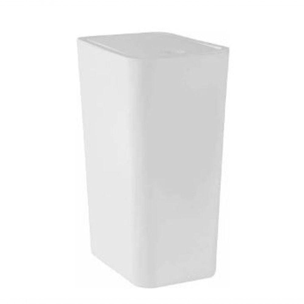 Lixeira Com Tampa Click 8l Branca - 1