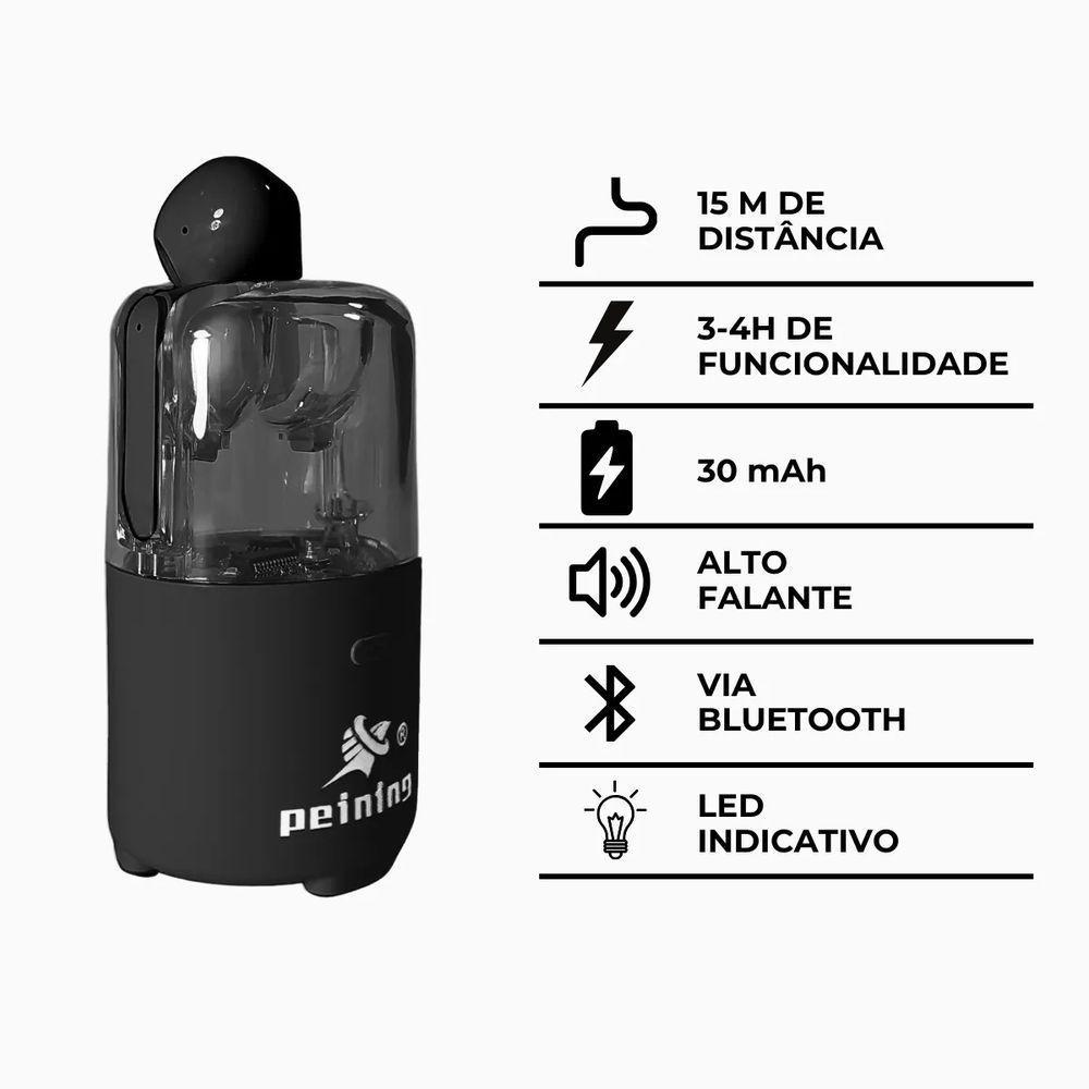 Fone De Ouvido E Caixa De Som Alto Falante Bluetooth Sem Fio - 3