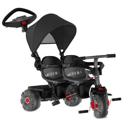 Triciclo Smart 2 Lugares Com Haste Direcionável E Capota Retrátil Bandeirante