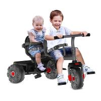 Triciclo Smart 2 Lugares Com Haste Direcionável E Capota Retrátil Bandeirante - 2