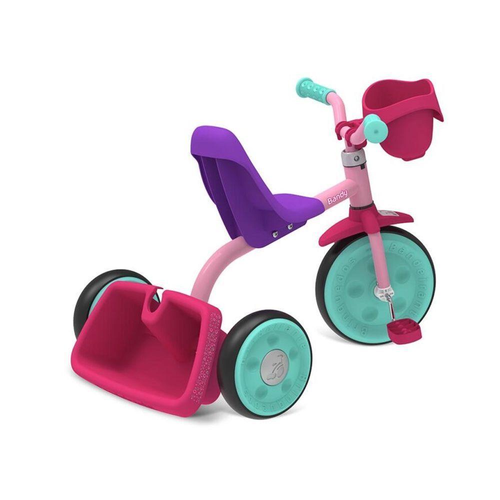 Triciclo Bandy Com Cestinha Removível E Caçamba Traseira Basculante - 2