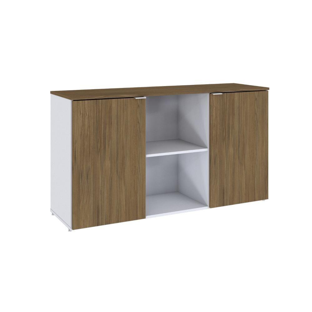 Armário Baixo Com 02 Portas E Nicho 75x135x42cm Wlab135 Com vermont Oak - 1