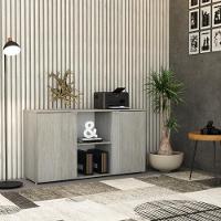 Armário Baixo com 02 Portas e Nicho 75x135x42cm Snow Branco Wlab135 - 3