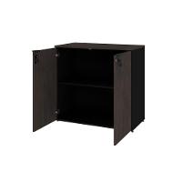 Armário Baixo Com 02 Portas 75x80x42cm Wlab80 Preto Tx Com terracota - 5