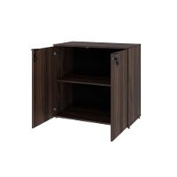 Armário Baixo Com 02 Portas 75x80x42cm Wlab80 Nogal Preto - 5