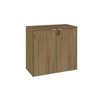 Armário Baixo Com 02 Portas 75x80x42cm Wlab80 Vermont Oak Branco - 1