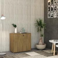 Armário Baixo Com 02 Portas 75x80x42cm Wlab80 Vermont Oak Branco - 3