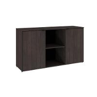 Armário Baixo Com 02 Portas E Nicho 75x135x42cm Wlab135 Terracota Preto - 1